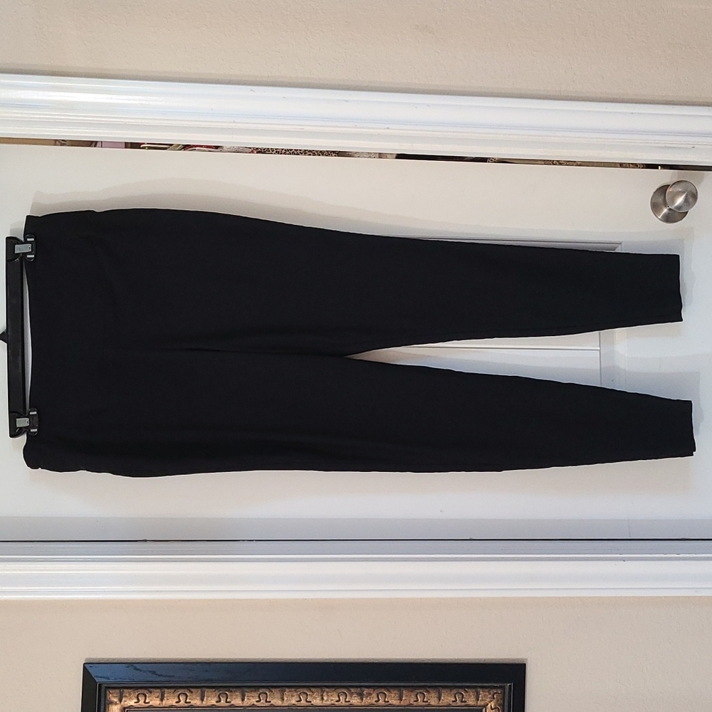 Worthington black pull on skinny ankle dress pants size 10